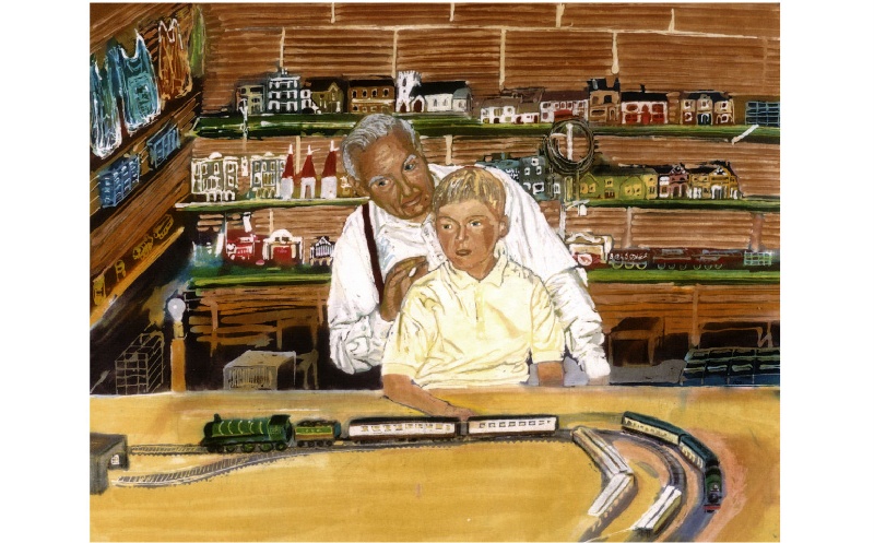 Grandad and his Model Railway