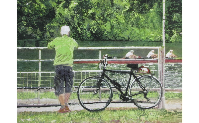 Man and Bicycle 