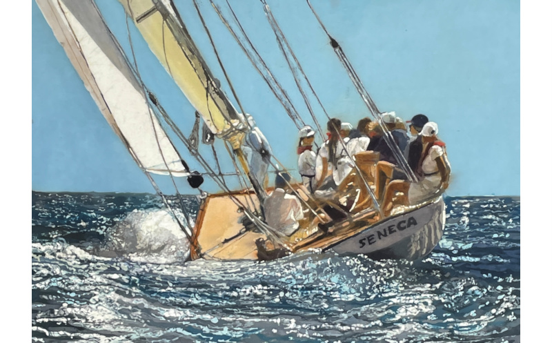 Seneca Leading the Fleet