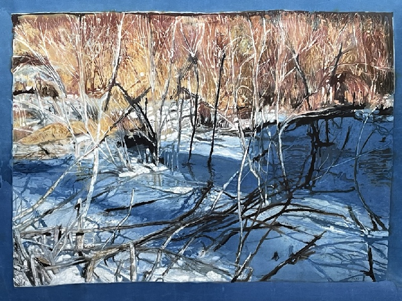 Gunpowder River in Winter