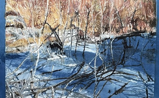 Gunpowder River in Winter